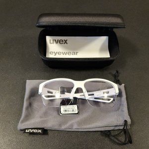 COPY - UVEX Sportstyle 805 V Sunglasses Mens Polarized Smoke Lens White Frame